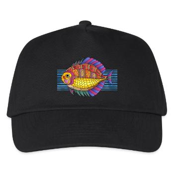 Fish - Kids’ Baseball Cap - black - Front