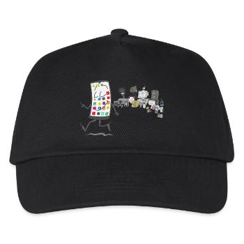 Modern times - Kids’ Baseball Cap - black - Front