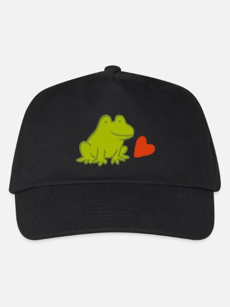 Mutfrosch 1 - Kinder Basecap - Schwarz
