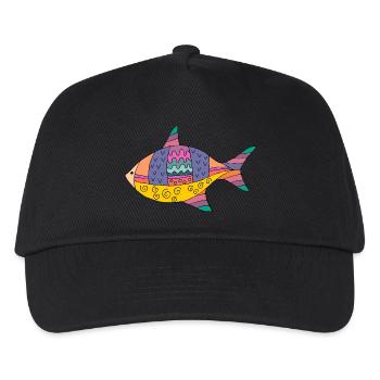 Fish - Kids’ Baseball Cap - black - Front