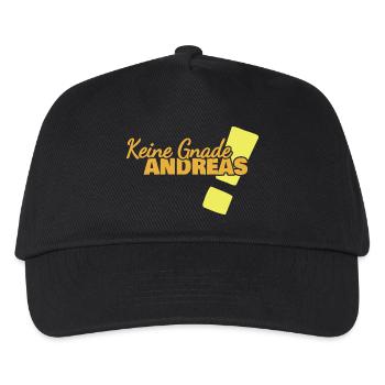 Lustig Andreas - Kinder Basecap - Schwarz - Vorne