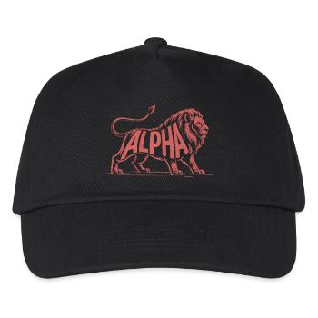 Alpha - Cool Lion Logo - Casquette de baseball Enfant - noir - Devant