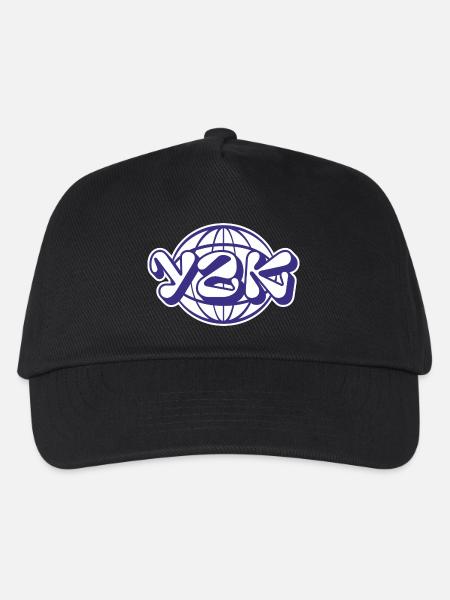 Y2K - Kinder Basecap - Schwarz