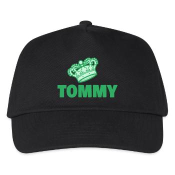 Vorname Tommy - Kinder Basecap - Schwarz - Vorne