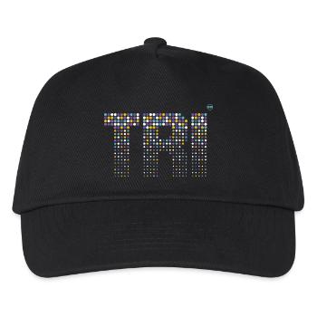 TRI - Triathlon stylish design - Kids’ Baseball Cap - black - Front