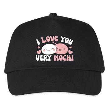 I love you very mochi kawaii reiskuchen mochi - Kinder Basecap - Schwarz - Vorne