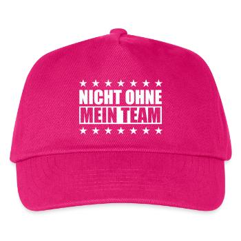 My Team - Kids’ Baseball Cap - fuchsia - Front