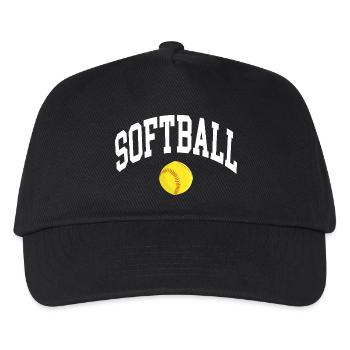 Softball - Kids’ Baseball Cap - black - Front