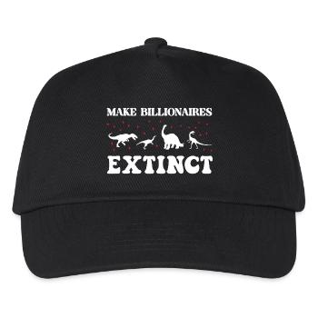 Make Billionaires Extinct - Kids’ Baseball Cap - black - Front
