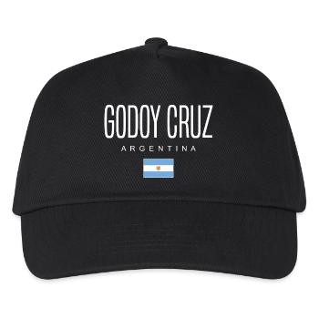 Godoy Cruz Argentinien Argentinier - Kinder Basecap - Schwarz - Vorne