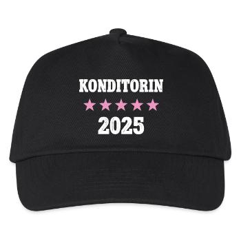 Pastry Chef 2025 New Job Work Training Apprenticeship - Kids’ Baseball Cap - black - Front