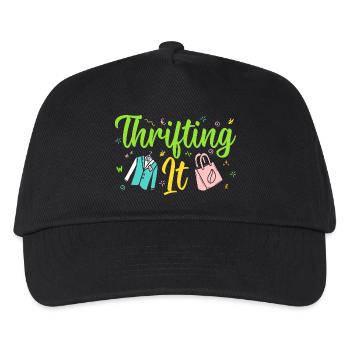 Thrift Shopper Thrifting It Thrift Store - Kids’ Baseball Cap - black - Front