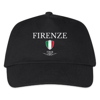 Florenz Italien, ich liebe Florenz - Kinder Basecap - Schwarz - Vorne