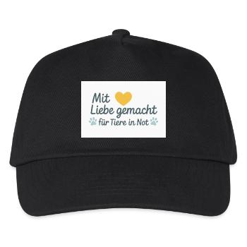 For animals in need - Kids’ Baseball Cap - black - Front