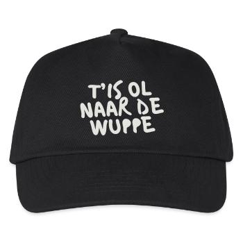 T'IS OL ZUR WUPPE - Kinder Basecap - Schwarz - Vorne