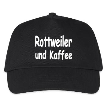 Rottweiler - Kinder Basecap - Schwarz - Vorne