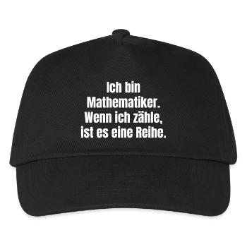 Je suis mathématicien : Série de comptage - Casquette de baseball Enfant - noir - Devant