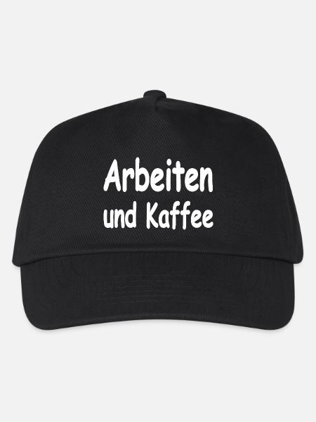Arbeiten - Kinder Basecap - Schwarz