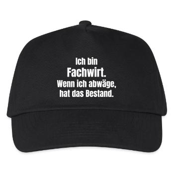 I am a business administrator – consistency - Kids’ Baseball Cap - black - Front