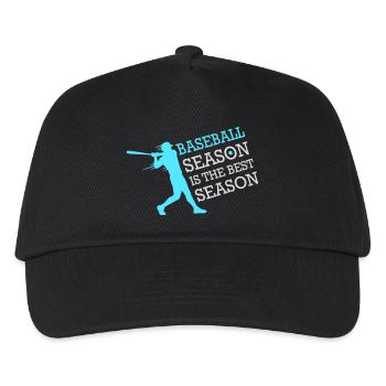 Baseball Season Is The Best Season Fan Game Sports - Kids’ Baseball Cap - black - Front