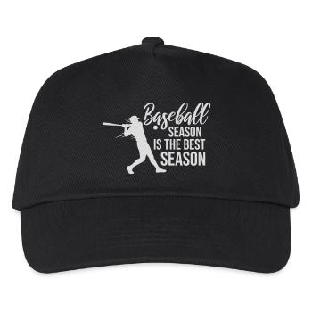Baseball Season Is The Best Season Fan Game Sports - Kids’ Baseball Cap - black - Front