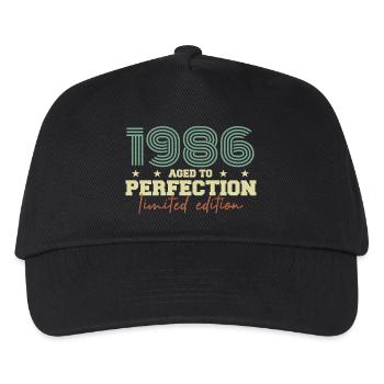1986 - Kinder Basecap - Schwarz - Vorne