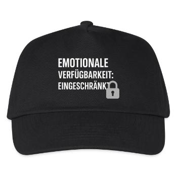 Disponibilité émotionnelle limitée - Casquette de baseball Enfant - noir - Devant