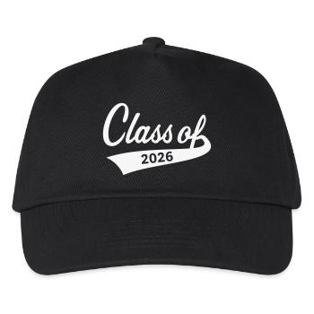 Class Of 2026 (Abschlussklasse Schulabschluss W) - Kinder Basecap - Schwarz - Vorne