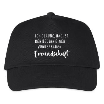 Wunderbare Freundschaft - Kinder Basecap - Schwarz - Vorne