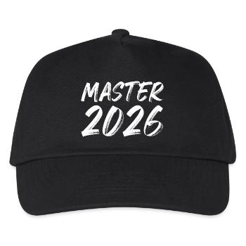 Master 2026 - Kinder Basecap - Schwarz - Vorne