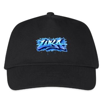LUKA GRAFFITI NAME FOR PERFECT GIFT PRINTABLE - Kids’ Baseball Cap - black - Front