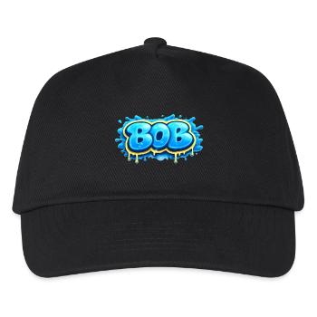 BOB GRAFFITI NAME FOR PERFECT GIFT PRINTABLE - Kids’ Baseball Cap - black - Front