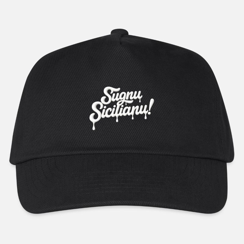 Sugnu sicilianu - Casquette de baseball Enfant - noir