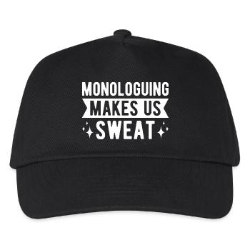 Monologues théâtraux nous font transpirer Acteur Musical - Casquette de baseball Enfant - noir - Devant