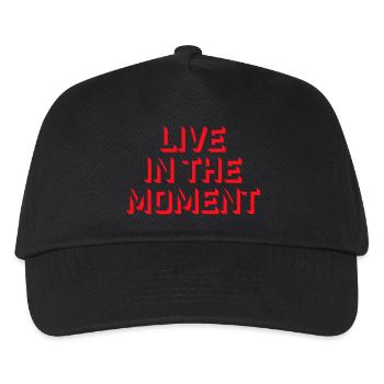 Vivre dans l’instant Pleine conscience de la présence - Casquette de baseball Enfant - noir - Devant