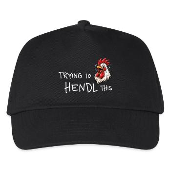 J’essaie de comprendre ça – Drôle de diction de poulet - Casquette de baseball Enfant - noir - Devant