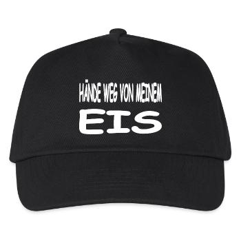 Glace - Casquette de baseball Enfant - noir - Devant