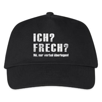 Verbal - Kinder Basecap - Schwarz - Vorne