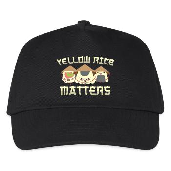 Drôle de dicton, le riz jaune compte - Casquette de baseball Enfant - noir - Devant