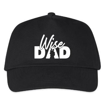 Sage Papa Silhouette Paternité Parentalité - Casquette de baseball Enfant - noir - Devant