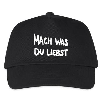 Fais ce que tu aimes. - Casquette de baseball Enfant - noir - Devant