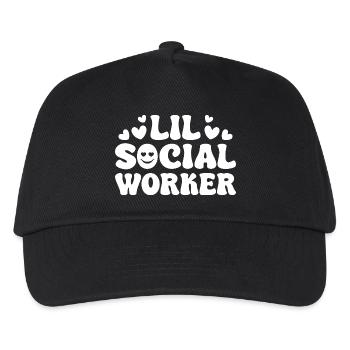 Social Worker Quota Lil Social Worker Social Work - Kids’ Baseball Cap - black - Front