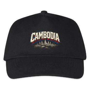Kambodscha Kambodschaner Cambodia - Kids’ Baseball Cap - black - Front