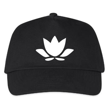 Lotus Flower, Lotus Flower, White Flower, Yoga Blossom - Kids’ Baseball Cap - black - Front