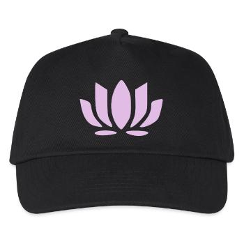 Lotus Flower Lotus Flowers Pastel Flower Blossom Yoga - Kids’ Baseball Cap - black - Front