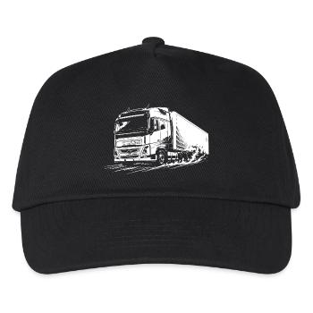 Highway Titan - Kids’ Baseball Cap - black - Front