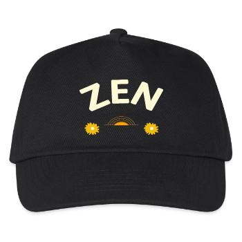 Zen - Kinder Basecap - Schwarz - Vorne