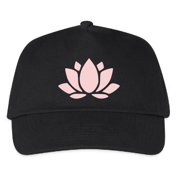 Lotus Flower Lotus Flower Pastel Water Lily Flower Flowers - Kids’ Baseball Cap - black - Front