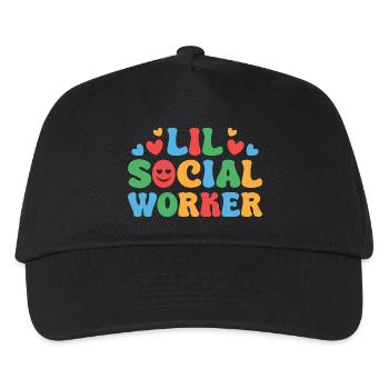 Social Worker Quota Lil Social Worker Social Work - Kids’ Baseball Cap - black - Front