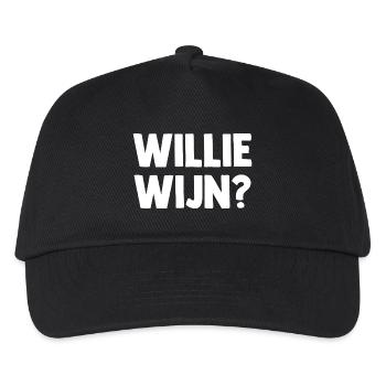 Willie Wijn ? - Pays-Bas Pays-Bas - Casquette de baseball Enfant - noir - Devant